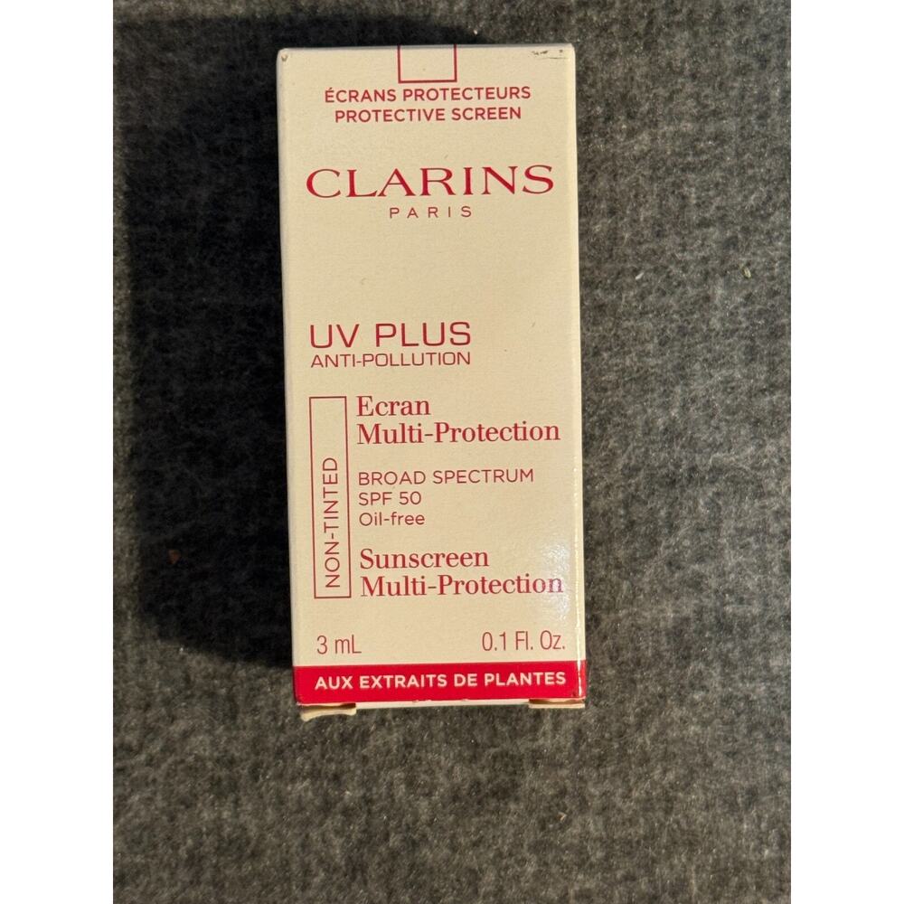 Clarins Paris UV Plus Sunscreen Multi-Protection SPF 50 - Travel Size 3mL 0.1oz